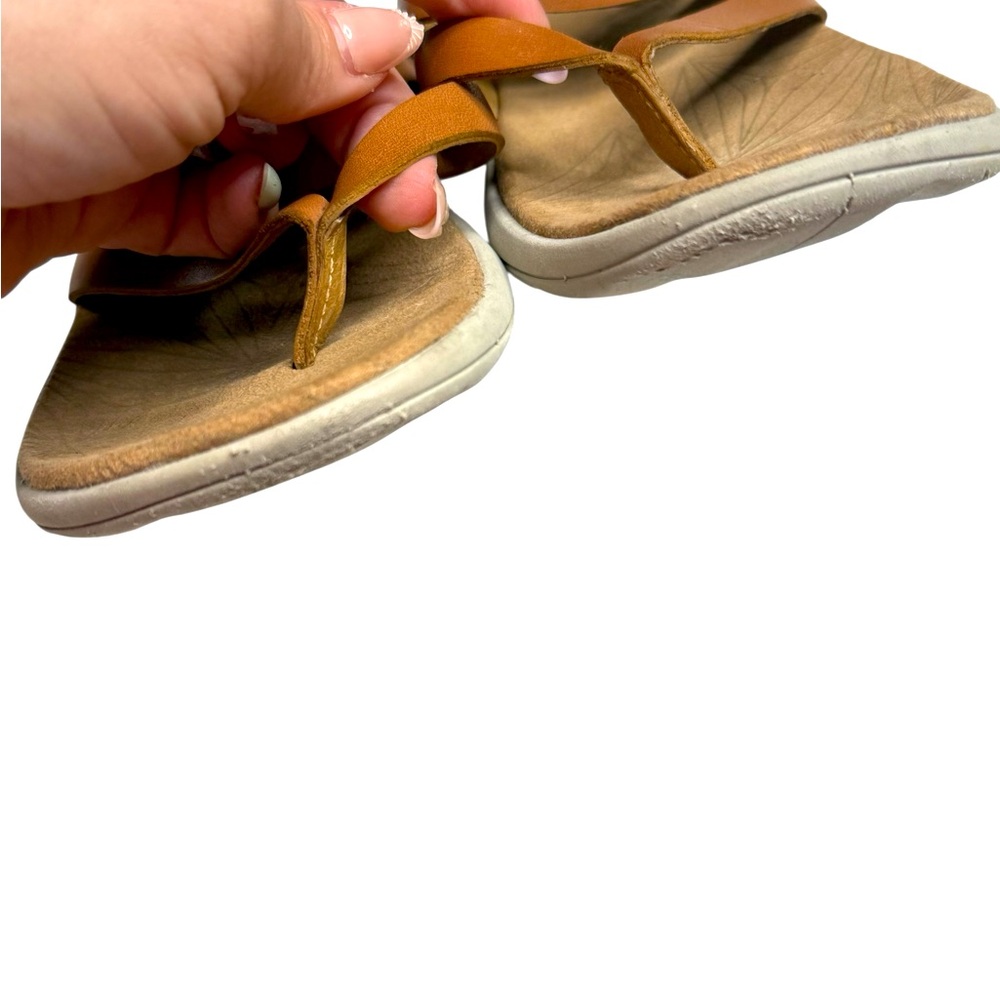 Merrell Women’s Duskair Seaway Post straps Sandal‎ in Natural Tan size 8 - Picture 6 of 12